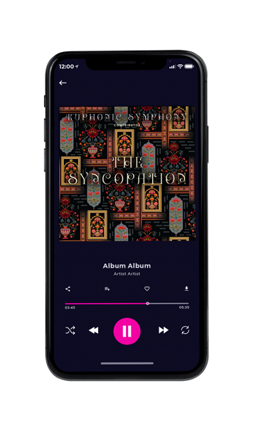 Tablet view of Premade Contemporary Music Album Cover - Antique Brass #11471 | AlbumArtZone*