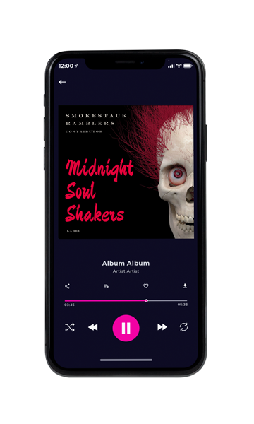 Tablet view of Premade Heavy Metal & Gothic Metal Album Cover - Night Rider #11494 | AlbumArtZone*
