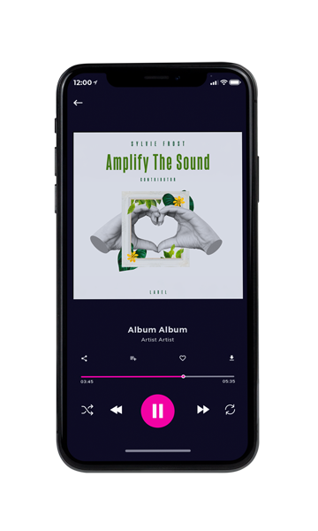 Tablet view of Premade Contemporary Music Album Cover - Alto #11507 | AlbumArtZone*