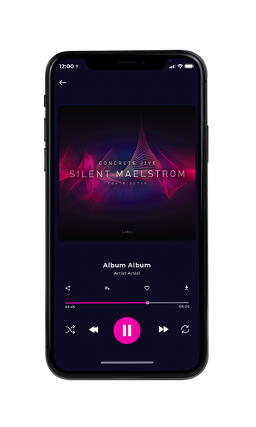 Tablet view of Premade Contemporary Music Album Cover - Ebony #11529 | AlbumArtZone*