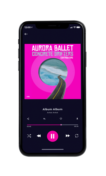 Tablet view of Premade Electronica & Ambient Book Cover - Shocking Pink #11541 | AlbumArtZone*