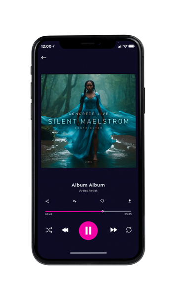 Tablet view of Premade Indie & Folk Music Album Cover - Te Papa Green #11569 | AlbumArtZone*