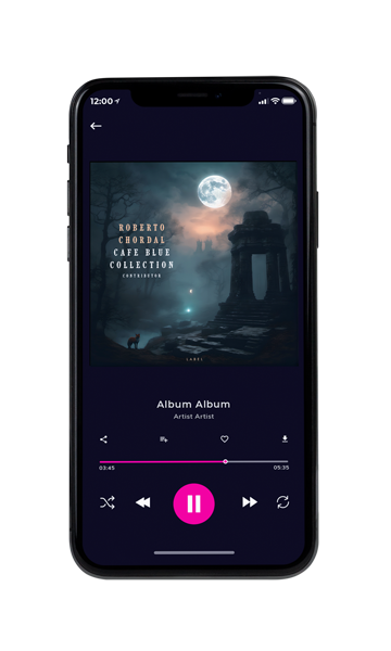 Tablet view of Premade Contemporary Music Album Cover - Outer Space #11582 | AlbumArtZone*