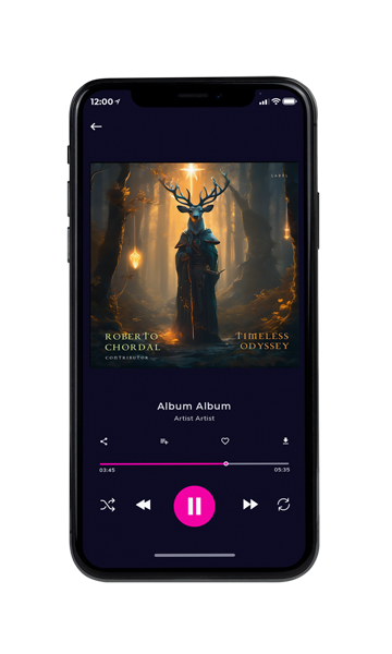 Tablet view of Premade Electronica & Ambient Album Cover - Dune #11586 | AlbumArtZone*