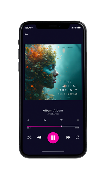Tablet view of Premade Electronica & Ambient Album Cover - Outer Space #11656 | AlbumArtZone*