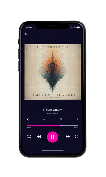 Tablet view of Premade Indie & Folk Music Album Cover - Akaroa #11660 | AlbumArtZone*
