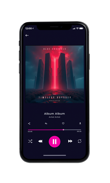 Tablet view of Premade Electronica & Ambient Album Cover - Ebony Clay #11664 | AlbumArtZone*