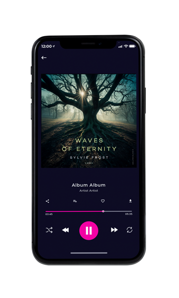 Tablet view of Premade Electronica & Ambient Album Cover - Bunker #11725 | AlbumArtZone*