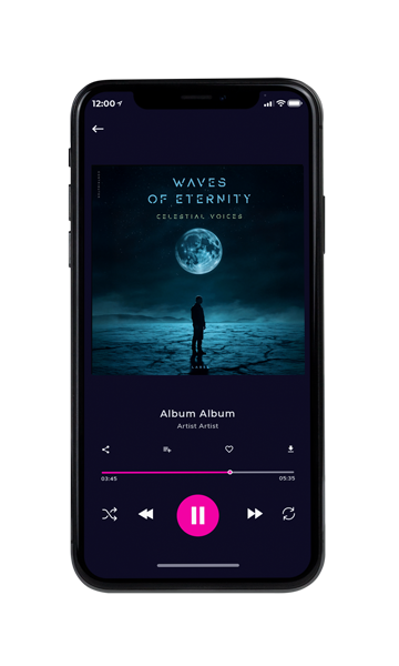 Tablet view of Premade Electronica & Ambient Album Cover - Firefly #11728 | AlbumArtZone*