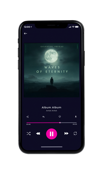 Tablet view of Premade Electronica & Ambient Album Cover - Outer Space #11730 | AlbumArtZone*