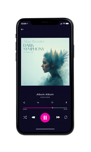 Tablet view of Premade Electronica & Ambient Album Cover - Willow Brook #11758 | AlbumArtZone*