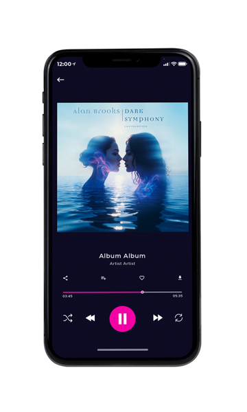 Tablet view of Premade Electronica & Ambient Album Cover - Biscay #11770 | AlbumArtZone*