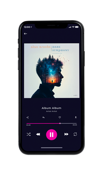Tablet view of Premade Indie & Folk Music Album Cover - Big Stone #11771 | AlbumArtZone*