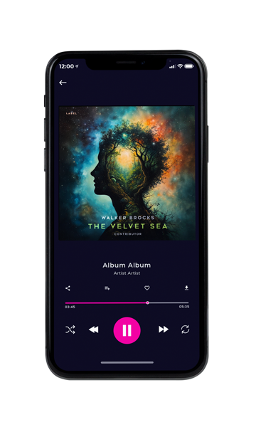Tablet view of Premade Electronica & Ambient Album Cover - Outer Space #11776 | AlbumArtZone*