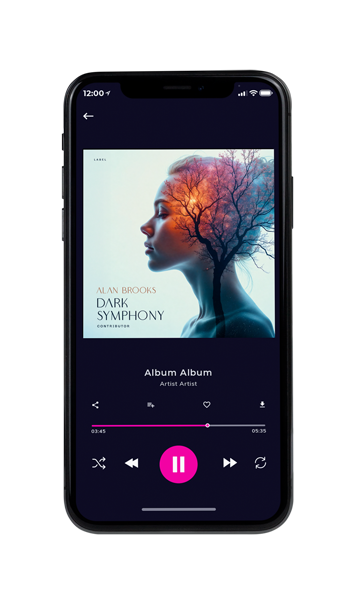 Tablet view of Premade Electronica & Ambient Album Cover - Tasman #11777 | AlbumArtZone*