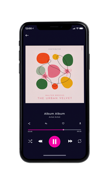 Tablet view of Premade Pop Album Cover - Oyster Pink #11795 | AlbumArtZone*