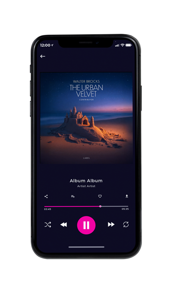 Tablet view of Premade Electronica & Ambient Album Cover - Ebony Clay #11807 | AlbumArtZone*