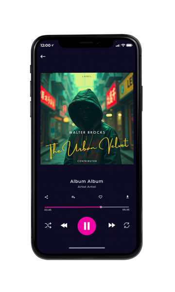 Tablet view of Premade Electronica & Ambient Album Cover - Outer Space #11817 | AlbumArtZone*