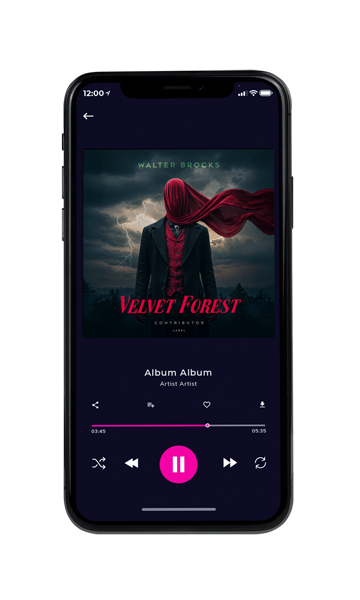 Tablet view of Premade Electronica & Ambient Album Cover - Shark #11829 | AlbumArtZone*