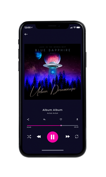 Tablet view of Premade Electronica & Ambient Album Cover - Ebony #11842 | AlbumArtZone*