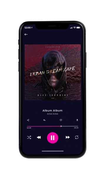 Tablet view of Premade Electronica & Ambient Album Cover - Cocoa Brown #11846 | AlbumArtZone*