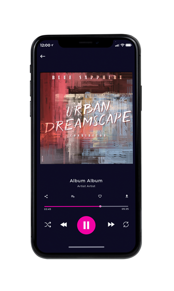 Tablet view of Premade Electronica & Ambient Album Cover - Russett #11851 | AlbumArtZone*