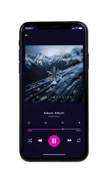 Tablet view of Premade Christmas Music Album Cover - Mirage #11870 | AlbumArtZone*