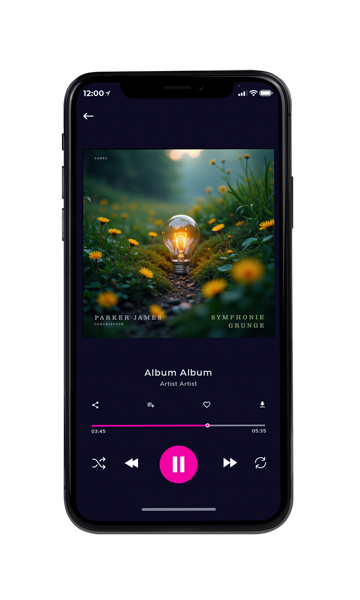 Tablet view of Premade Country & Acoustic Album Cover - Green Kelp #11893 | AlbumArtZone*