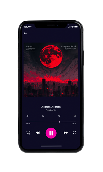 Tablet view of Premade Electronica & Ambient Album Cover - Cocoa Brown #11898 | AlbumArtZone*