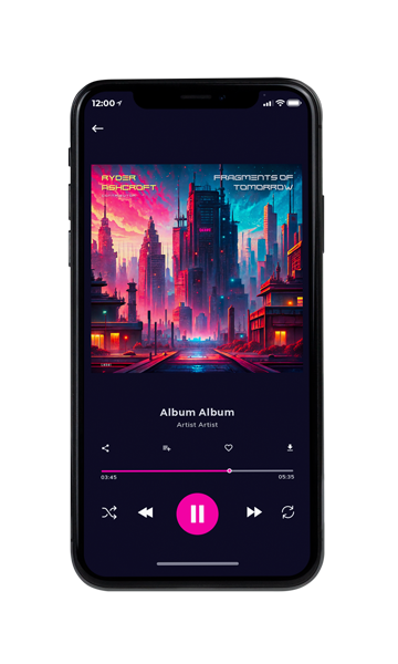 Tablet view of Premade EDM, House & Dub Album Cover - Deep Blush #11903 | AlbumArtZone*