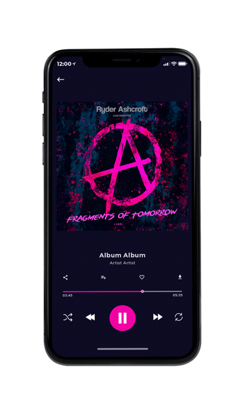 Tablet view of Premade Rock,Punk & Alternative Album Cover - Red Violet #11909 | AlbumArtZone*