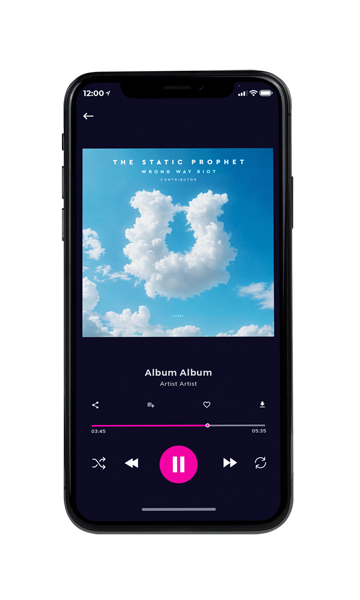 Tablet view of Premade Rock,Punk & Alternative Album Cover - Glacier #11961 | AlbumArtZone*
