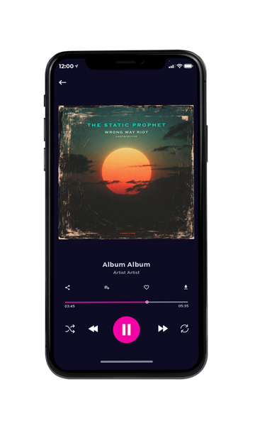 Tablet view of Premade Indie & Folk Music Album Cover - Heavy Metal #11973 | AlbumArtZone*