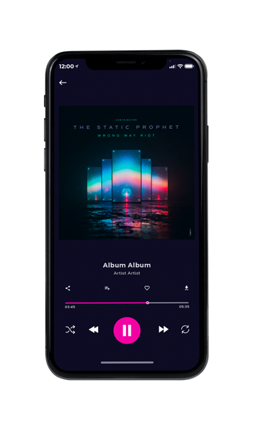 Tablet view of Premade Electronica & Ambient Album Cover - Ebony #11995 | AlbumArtZone*
