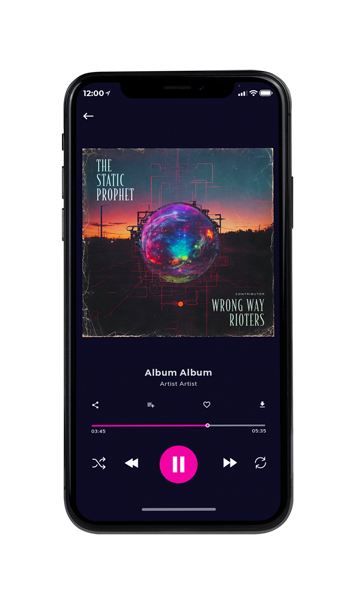 Tablet view of Premade Electronica & Ambient Album Cover - Tuna #12005 | AlbumArtZone*