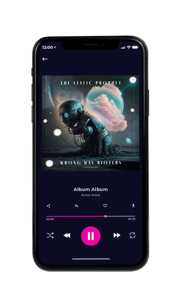 Tablet view of Premade Electronica & Ambient Album Cover - Outer Space #12007 | AlbumArtZone*
