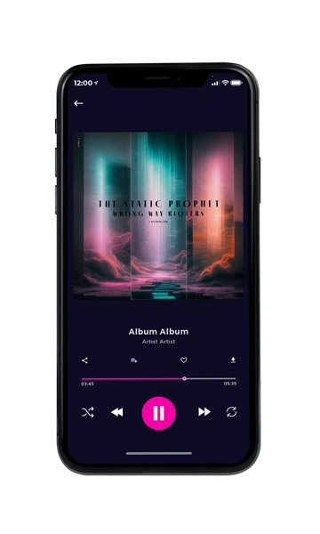 Tablet view of Premade Electronica & Ambient Album Cover - Outer Space #12010 | AlbumArtZone*