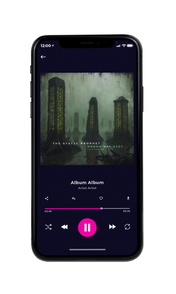 Tablet view of Premade Electronica & Ambient Album Cover - Heavy Metal #12020 | AlbumArtZone*