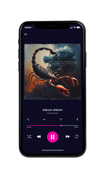 Tablet view of Premade Electronica & Ambient Album Cover - Shark #12023 | AlbumArtZone*