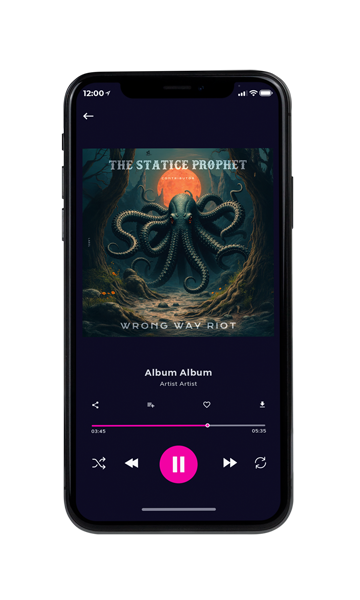 Tablet view of Premade Electronica & Ambient Album Cover - Outer Space #12025 | AlbumArtZone*