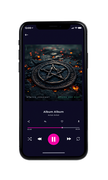 Tablet view of Premade Electronica & Ambient Album Cover - Shark #12030 | AlbumArtZone*