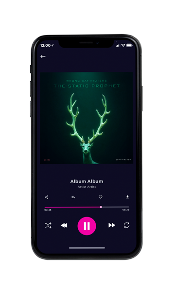 Tablet view of Premade Indie & Folk Music Album Cover - Firefly #12035 | AlbumArtZone*