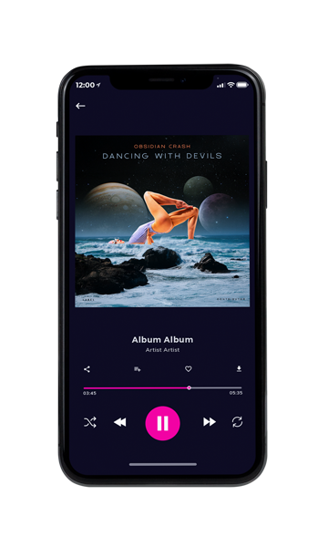 Tablet view of Premade Contemporary Music Album Cover - Tide #12038 | AlbumArtZone*