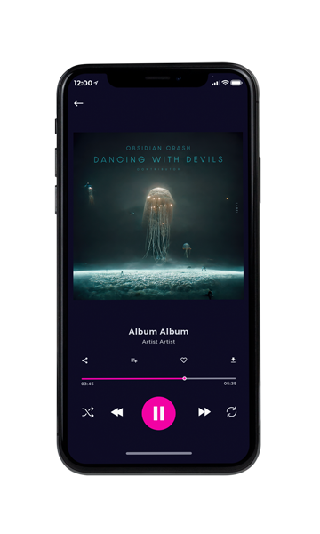 Tablet view of Premade EDM, House & Dub Album Cover - Outer Space #12056 | AlbumArtZone*