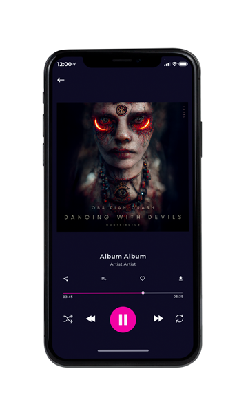 Tablet view of Premade Electronica & Ambient Album Cover - Cinder #12060 | AlbumArtZone*