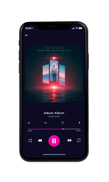 Tablet view of Premade Electronica & Ambient Album Cover - Shark #12069 | AlbumArtZone*