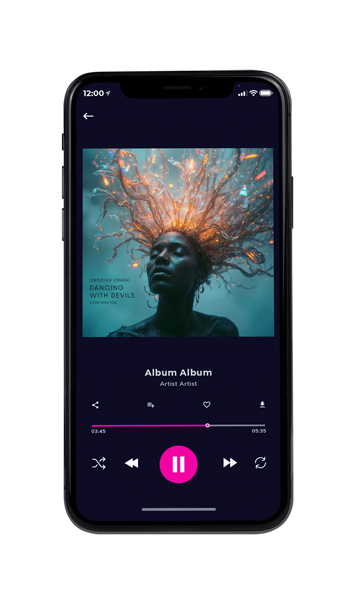 Tablet view of Premade Electronica & Ambient Album Cover - Sirocco #12071 | AlbumArtZone*