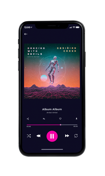 Tablet view of Premade Electronica & Ambient Album Cover - Outer Space #12086 | AlbumArtZone*