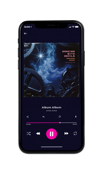 Tablet view of Premade Electronica & Ambient Album Cover - Mirage #12087 | AlbumArtZone*