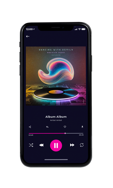 Tablet view of Premade Electronica & Ambient Album Cover - Tundora #12094 | AlbumArtZone*
